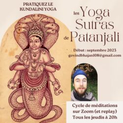 Nouveau cycle de méditation en ligne – les Yoga Sutras